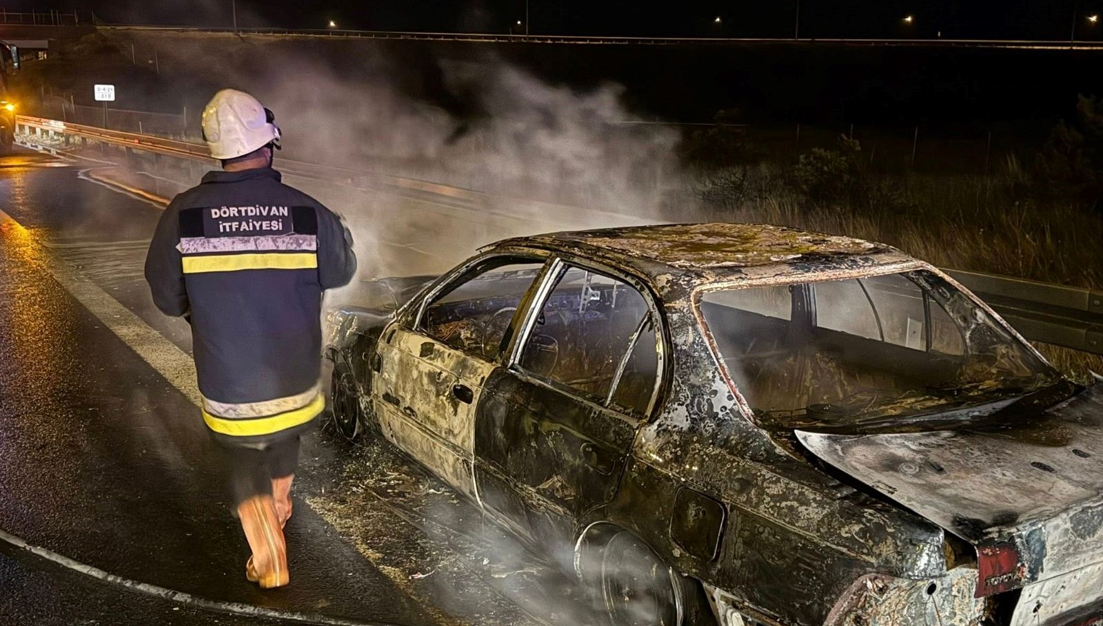 otoyolda yangin panigi giselerde yanmaya basladi eAHzAHta.jpg