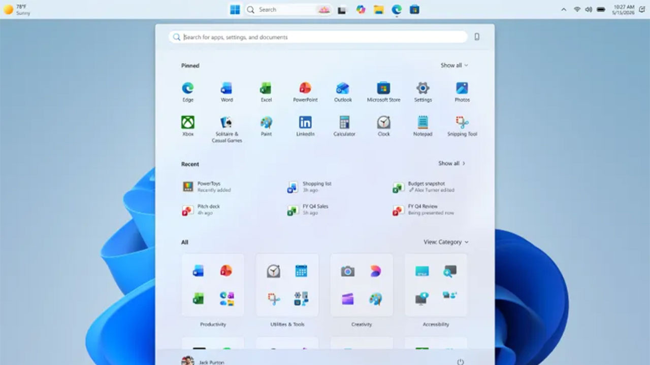 Windows 11’de Başlat Menüsünün Yenilikleri Kullanıcıları Heyecanlandırıyor